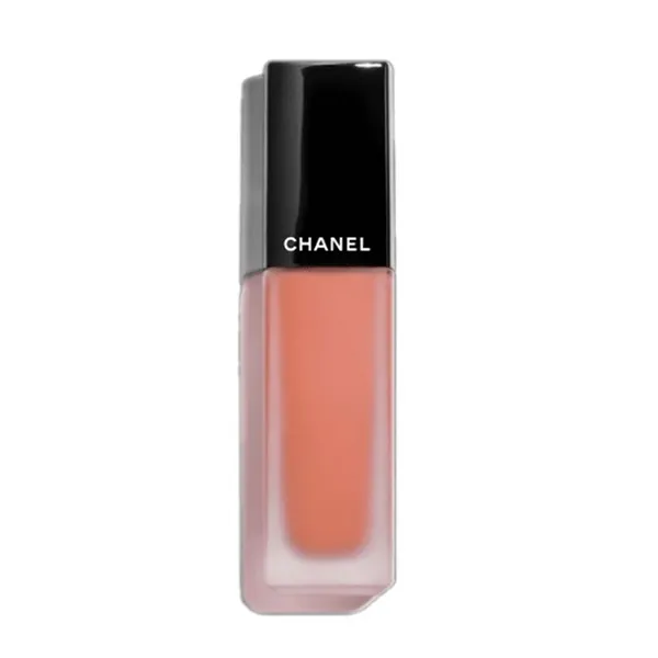Son Kem Chanel Rouge Allure Liquid Velvet 202 Secrète Màu Be Hồng Đào