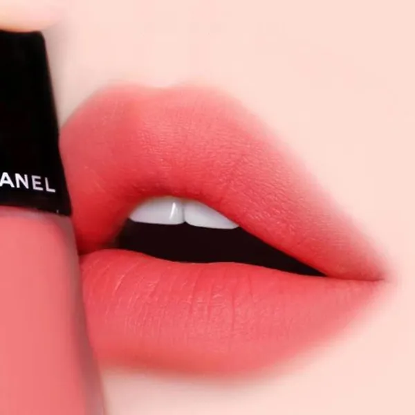 Son Kem Chanel Rouge Allure Liquid Velvet 206 Surprenante Màu Hồng Đỏ