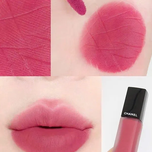 Son Kem Chanel Rouge Allure Liquid Velvet 244 Palpitante Màu Hồng Tím