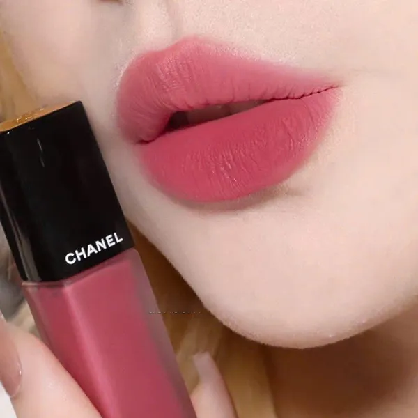Son Kem Chanel Rouge Allure Liquid Velvet 244 Palpitante Màu Hồng Tím