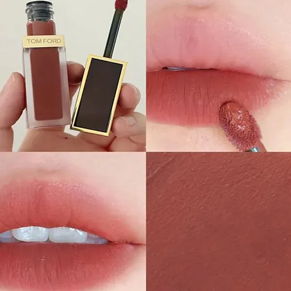 Son Kem Tom Ford TF Liquid Lip Luxe Matte 100 Màu Nâu Đất