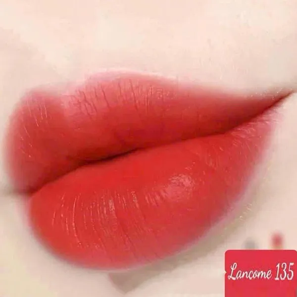 Son Lancôme L'absolu Rouge Intimate Lipstick 135 Douce Chaleur Màu Đỏ Cam