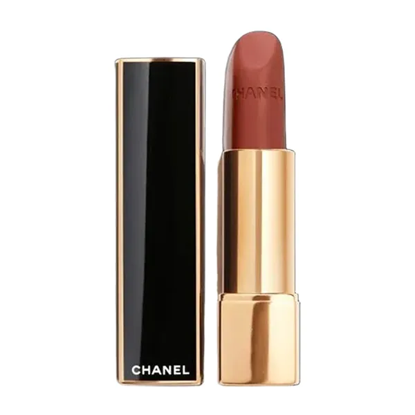 Son Lì Chanel Rouge Allure Velvet Les Perles 448 Desslicate Màu Đỏ Đất