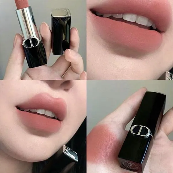 Son Lì Dior Velvet 218 Rose Rose Màu Hồng Nâu