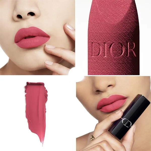 Son Lì Dior Velvet Finish 581 Virevolte Màu Hồng Đào