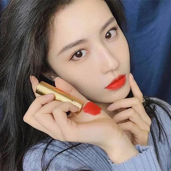 Son Lì Gucci 500 Odalie Red Màu Đỏ Cam