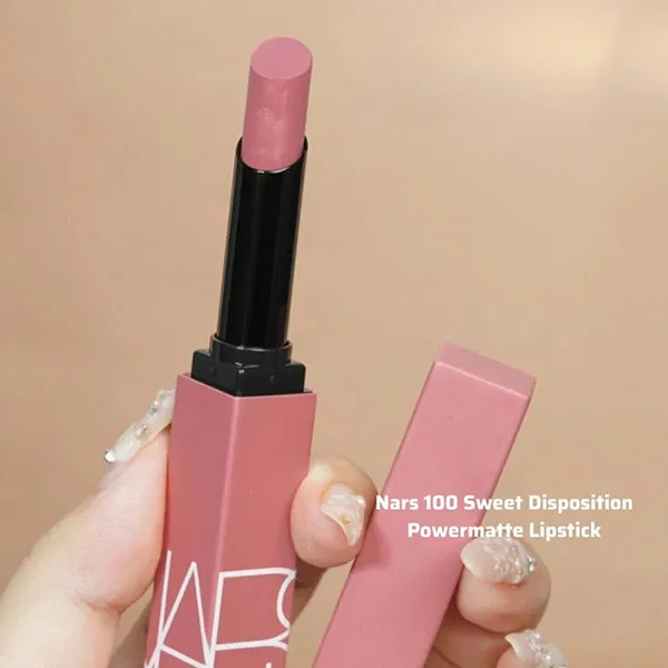 Son Nars Powermatte Lipstick 100 Sweet Disposition Màu Hồng Be