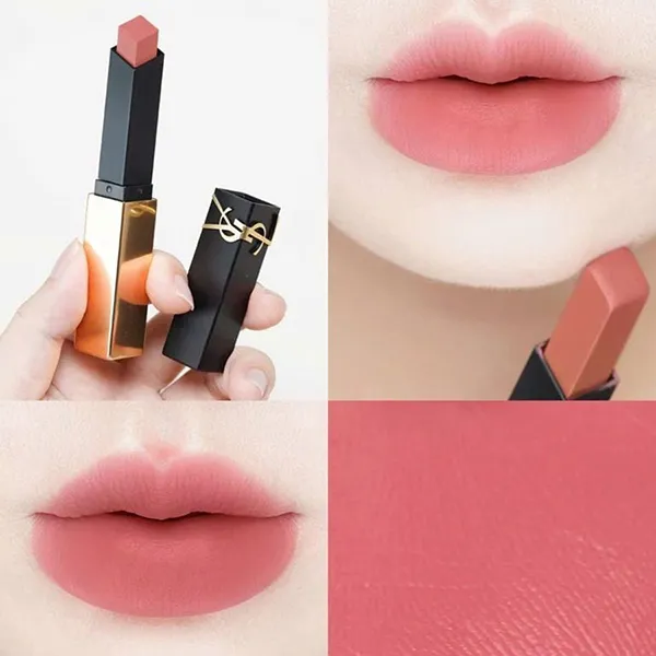 Son Yves Saint Laurent YSL The Slim Couture Matte Lipstick 1977 Pink Voyage Màu Hồng Đào (Bản 2025)