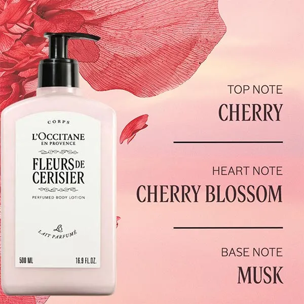 Sữa Dưỡng Thể Hoa Anh Đào L'Occitan Fleurs De Cerisier Body Lotion 500ml