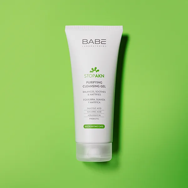 Sữa Rửa Mặt Cho Da Dầu Mụn Babe Laboratorios Babe Stop Akn Purifying Cleansing Gel 200ml