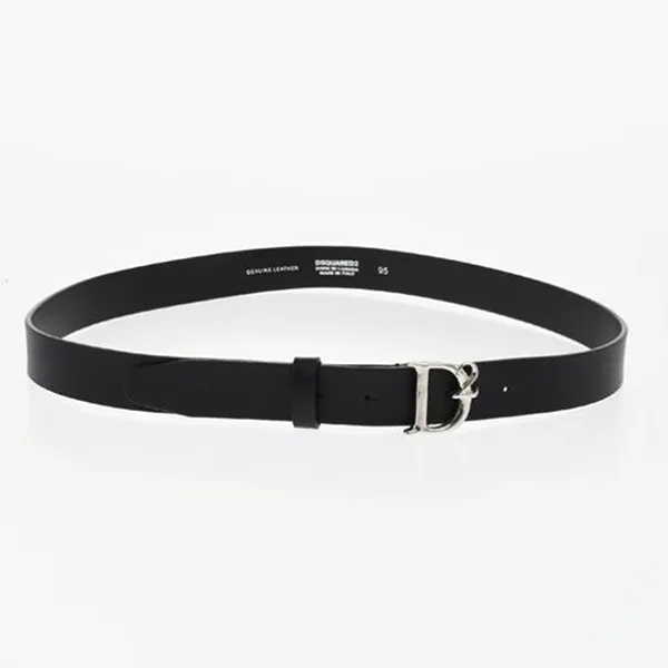 Thắt Lưng Nam Dsquared2 Logo Buckle Belt BEM0461 12900001 M802 Màu Đen Size 110