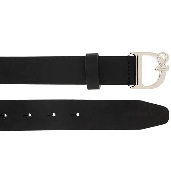 Thắt Lưng Nam Dsquared2 Logo Buckle Belt BEM0461 12900001 M802 Màu Đen Size 110