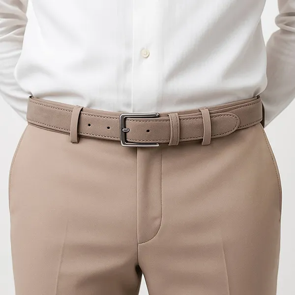 Thắt Lưng Nam Duca Di Morrone Belt SORRENTO-CAM_TAUPE Màu Be Size 110