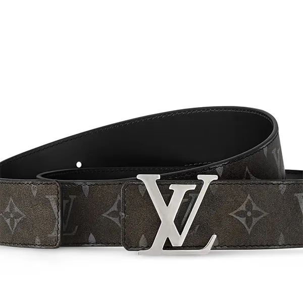 Thắt Lưng Nam Louis Vuitton LV Initials 40mm Reversible Belt Black M8741T Màu Nâu Đen Size 90