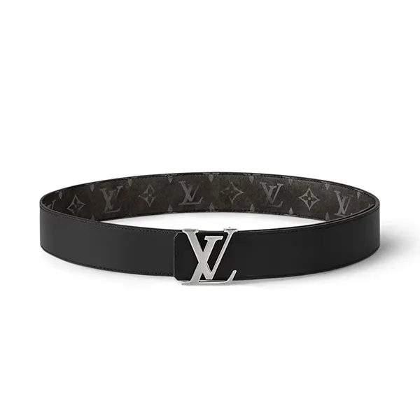 Thắt Lưng Nam Louis Vuitton LV Initials 40mm Reversible Belt Black M8741T Màu Nâu Đen Size 90