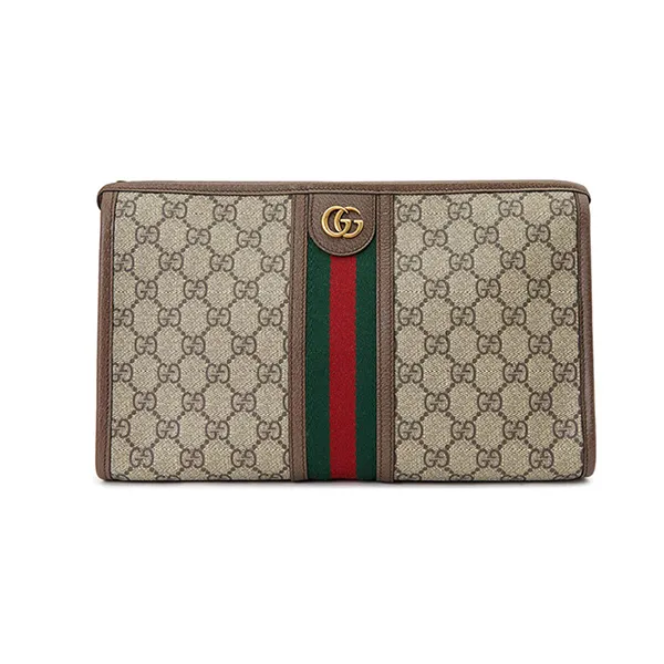 Túi Cầm Tay Gucci Ophidia GG Beige 598234-96IWT-8745 Màu Be Nâu