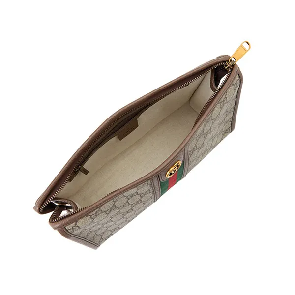 Túi Cầm Tay Gucci Ophidia GG Beige 598234-96IWT-8745 Màu Be Nâu