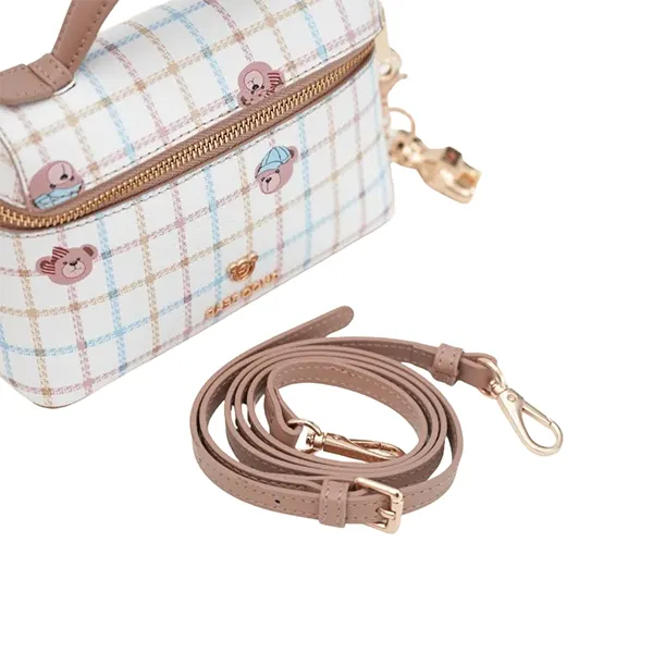 Túi Cầm Tay Nữ Guoo Bear GU1170-49280 Màu Nâu Be