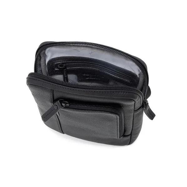 Túi Đeo Chéo Nam Gianni Conti Crossbody Bag 1812292-10 Màu Đen