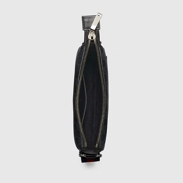 Túi Đeo Chéo Nam Gucci GG Black Small Messenger Bag 792082 FADJA 1042 Màu Đen