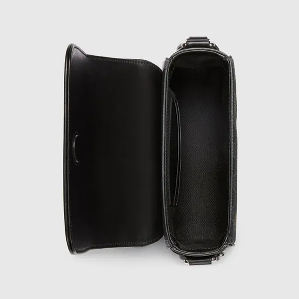Túi Đeo Chéo Nam Gucci GG Super Mini Bag Black 791741-FADJA-1042 Màu Đen Xám