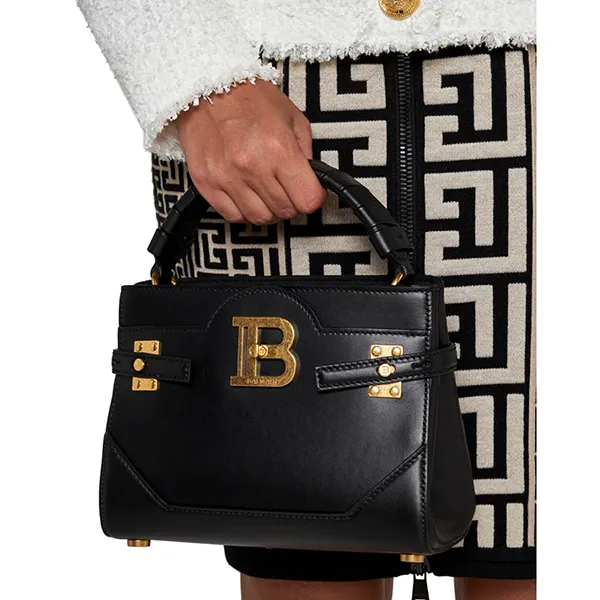 Túi Đeo Chéo Nữ Balmain B-buzz 22 Handbag Màu Đen