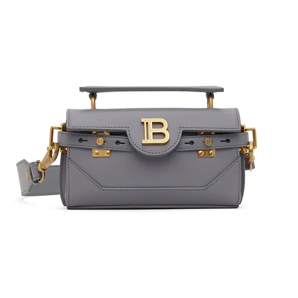 Túi Đeo Chéo Nữ Balmain Grey Baguette Bag Màu Xám