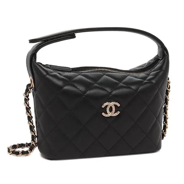 Túi Đeo Chéo Nữ Chanel Matelasse CC Mark Mini Bag AP4761 B20682 94305 Màu Đen