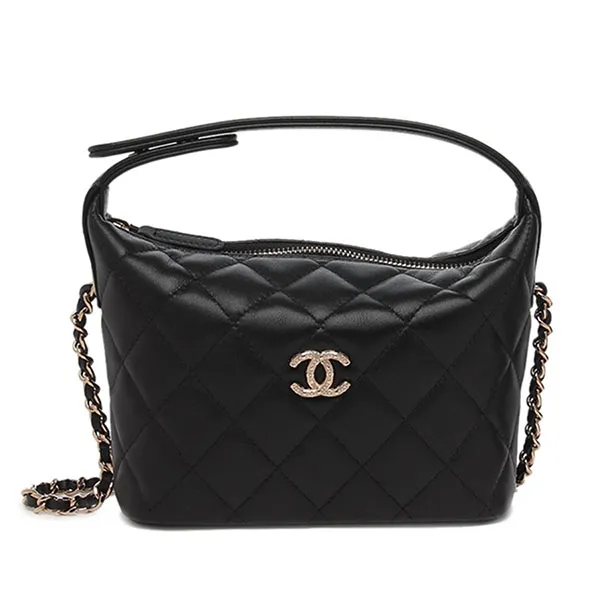 Túi Đeo Chéo Nữ Chanel Matelasse CC Mark Mini Bag AP4761 B20682 94305 Màu Đen