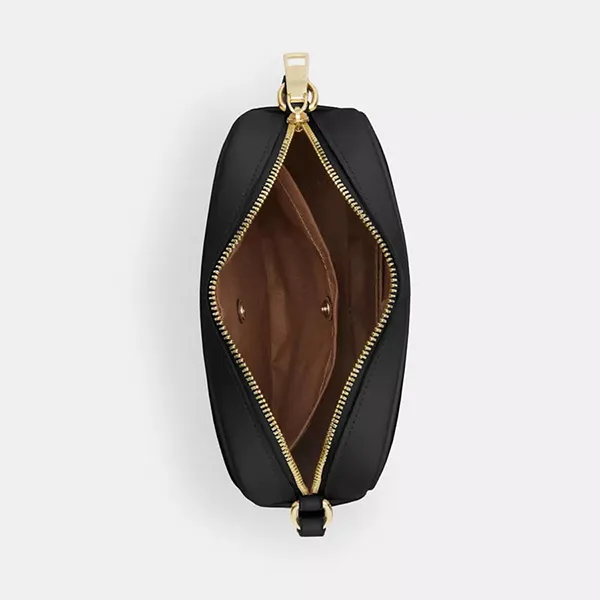 Túi Đeo Chéo Nữ Coach Mini Jamie Camera Bag In Signature Canvas CY752 Màu Nâu Đen