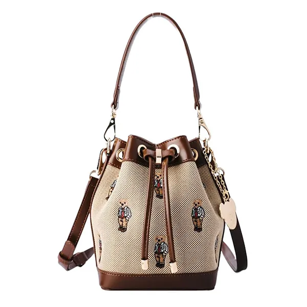 Túi Đeo Chéo Nữ Guoo Bear Bag TN1713 - GU1267 Màu Nâu