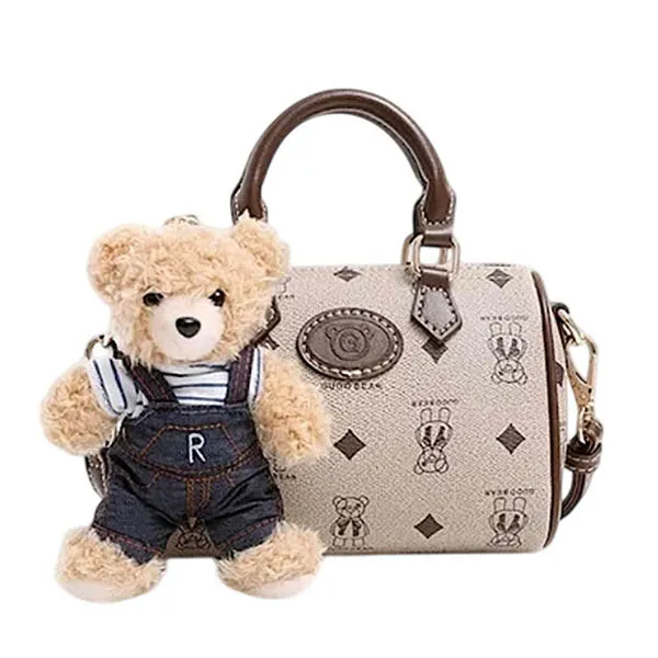Túi Đeo Chéo Nữ Guoo Bear Bag TN2462 - GU1193 Màu Xám/Nâu S