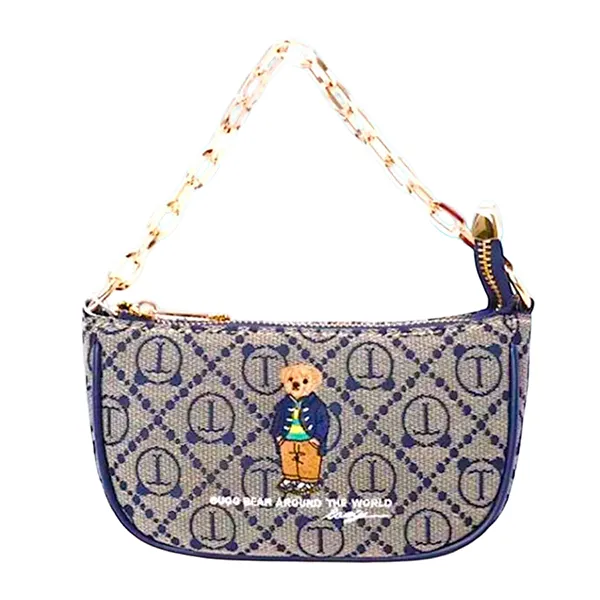 Túi Đeo Chéo Nữ Guoo Bear GO-2015-54430 Màu Xanh Xám