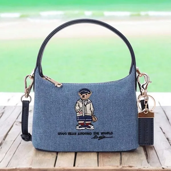 Túi Đeo Chéo Nữ Guoo Bear GU1076-40130 Màu Xanh Blue