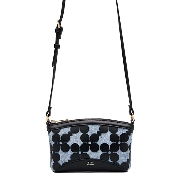 Túi Đeo Chéo Nữ Lyn Corey Mini Crossbody Bag - Blue Variation 2 L25FBWB009 Màu Xanh Đen