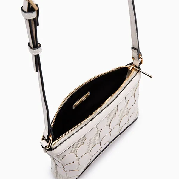 Túi Đeo Chéo Nữ Lyn Corey Mini Crossbody Bag - White Variation 2 L25FBWB009 Màu Trắng Kem