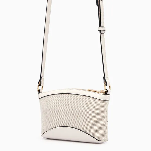 Túi Đeo Chéo Nữ Lyn Corey Mini Crossbody Bag - White Variation 2 L25FBWB009 Màu Trắng Kem