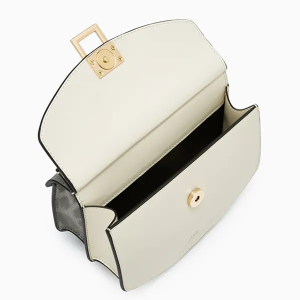 Túi Đeo Chéo Nữ Lyn Devyn Crossbody Bag - Grey L25FBWB026 Màu Trắng Xám