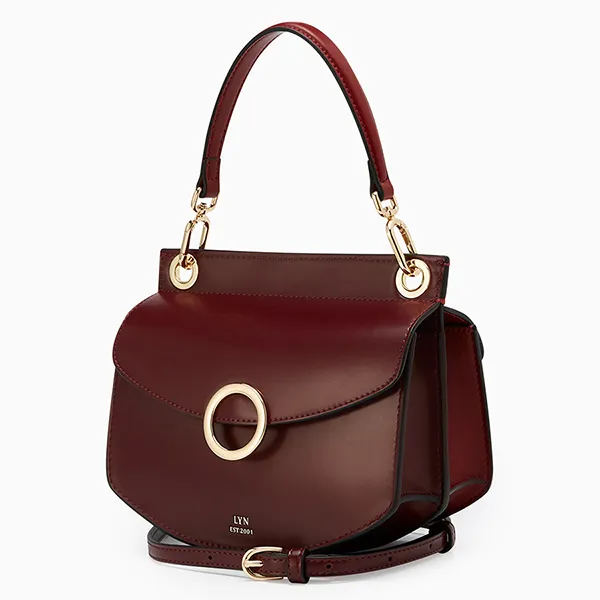 Túi Đeo Chéo Nữ Lyn Devyn Wallet - Dark Red L25FBWB026 Màu Đỏ
