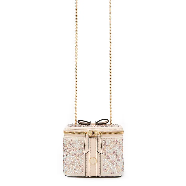 Túi Đeo Chéo Nữ Lyn Dream Box Mini Crossbody Bag L25FBWC005 Màu Nude