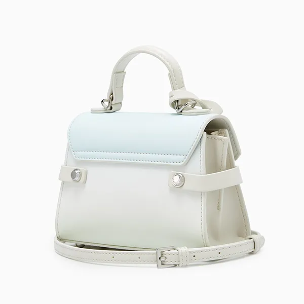 Túi Đeo Chéo Nữ Lyn Fineness Reedition Xs Crossbody Bag - Green Variation 2 L25FBWA057 Màu Xanh Trắng