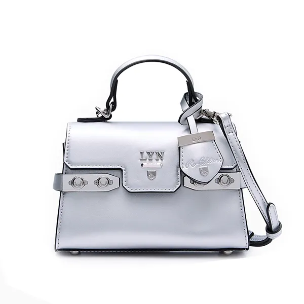 Túi Đeo Chéo Nữ Lyn Fineness Reedition Xs Crossbody Bag - Silver L25FBWA057 Màu Bạc