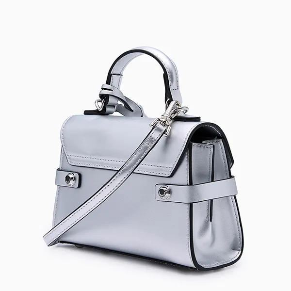 Túi Đeo Chéo Nữ Lyn Fineness Reedition Xs Crossbody Bag - Silver L25FBWA057 Màu Bạc