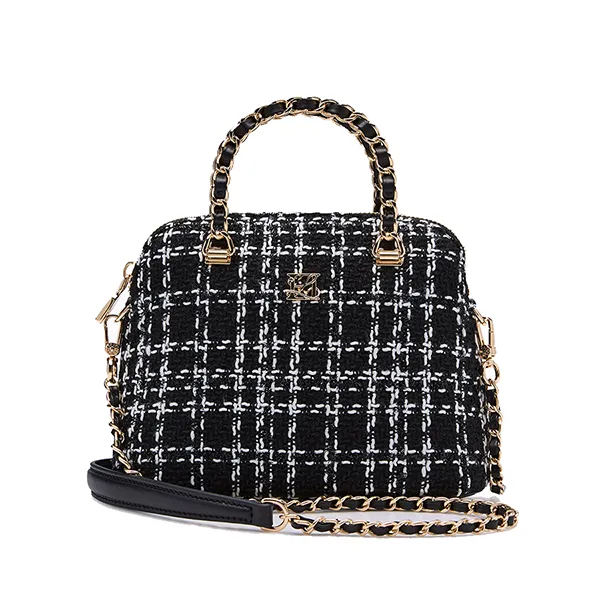 Túi Đeo Chéo Nữ Lyn Fraise Handle Crossbody Bag - Black LL25FBT602 Màu Đen