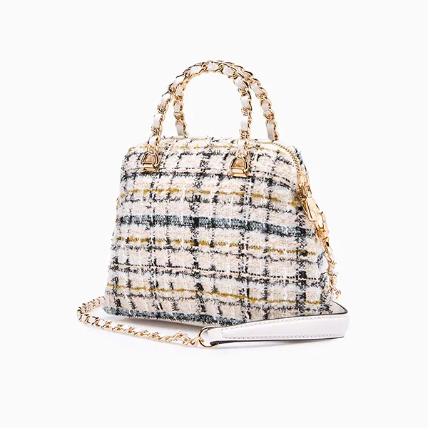 Túi Đeo Chéo Nữ Lyn Fraise Handle Crossbody Bag - Light Beige LL25FBT602 Màu Trắng Be