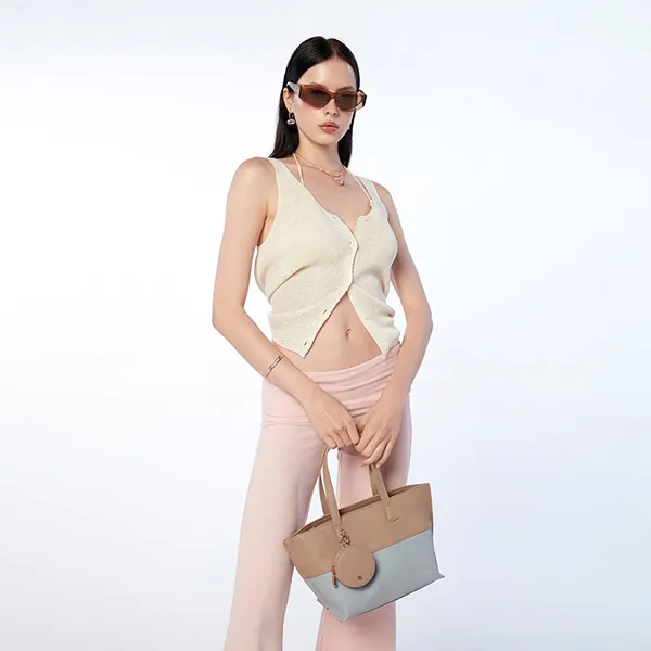 Túi Đeo Chéo Nữ Lyn Maddie M Bag Beige LL25FBM604 Màu Be Xanh