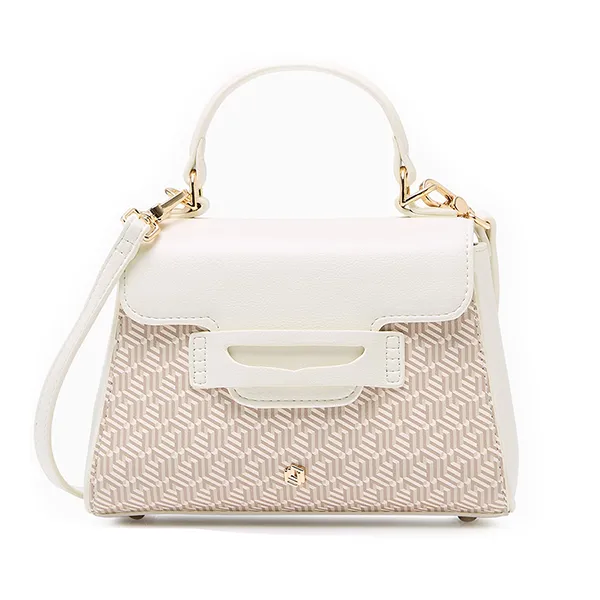 Túi Đeo Chéo Nữ Lyn Milton Infinite Top S Handbags - Ivory L25FBWA032 Màu Trắng Kem
