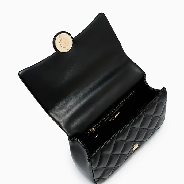 Túi Đeo Chéo Nữ Lyn Nico M Crossbody Bag - Black L25FBWA088 Màu Đen