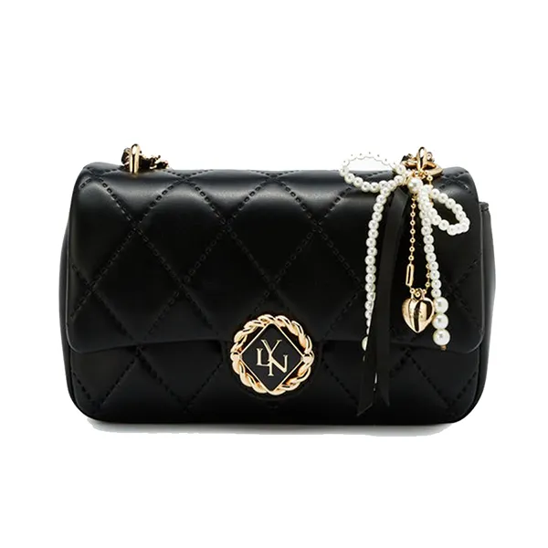 Túi Đeo Chéo Nữ Lyn Nico S Crossbody Bag - Black L25FBWA089 Màu Đen