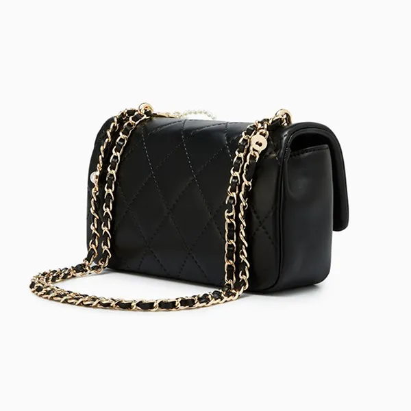 Túi Đeo Chéo Nữ Lyn Nico S Crossbody Bag - Black L25FBWA089 Màu Đen
